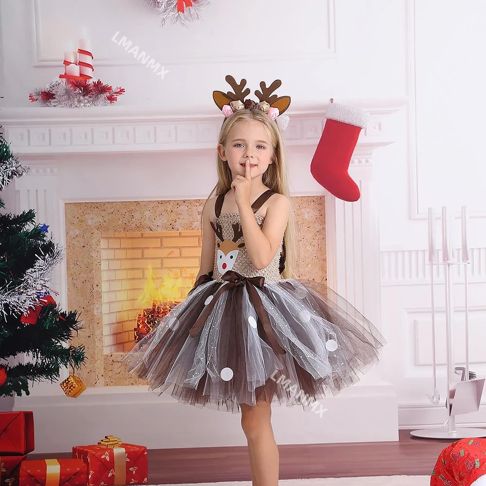 

Halloween children's animal performance costume cartoon princess dress Christmas dress up tutu dress