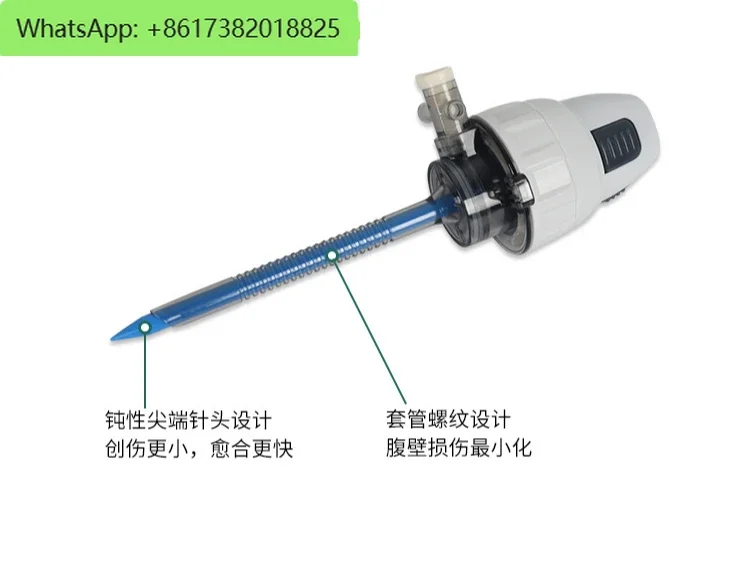 

Traparoscopic puncture for practice Tracar-specific trocar for laparoscopic surgery simulation training