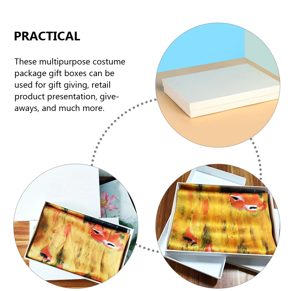 

10 Pcs Gift Box Big Large Wrap Well Sturdy The Wrapping Boxes for Gifts with Lids Presents Packing