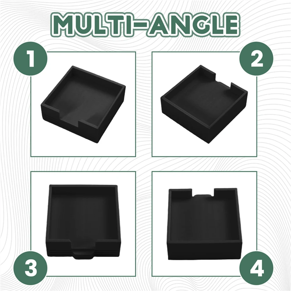 AEF7-付箋ステンシル ポストノートと互換性あり、3X3 付箋パッドベース、ステンシル 2 枚付属、メモパッドオーガナイザー