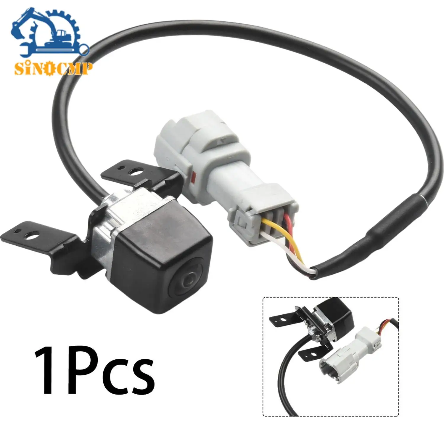 

SINOCMP 1Pcs 5Pin Rear View Backup Camera Parking Aid 95760-3S102 Fits For Hyundai Sonata 2011-2015 Car Interior Parts