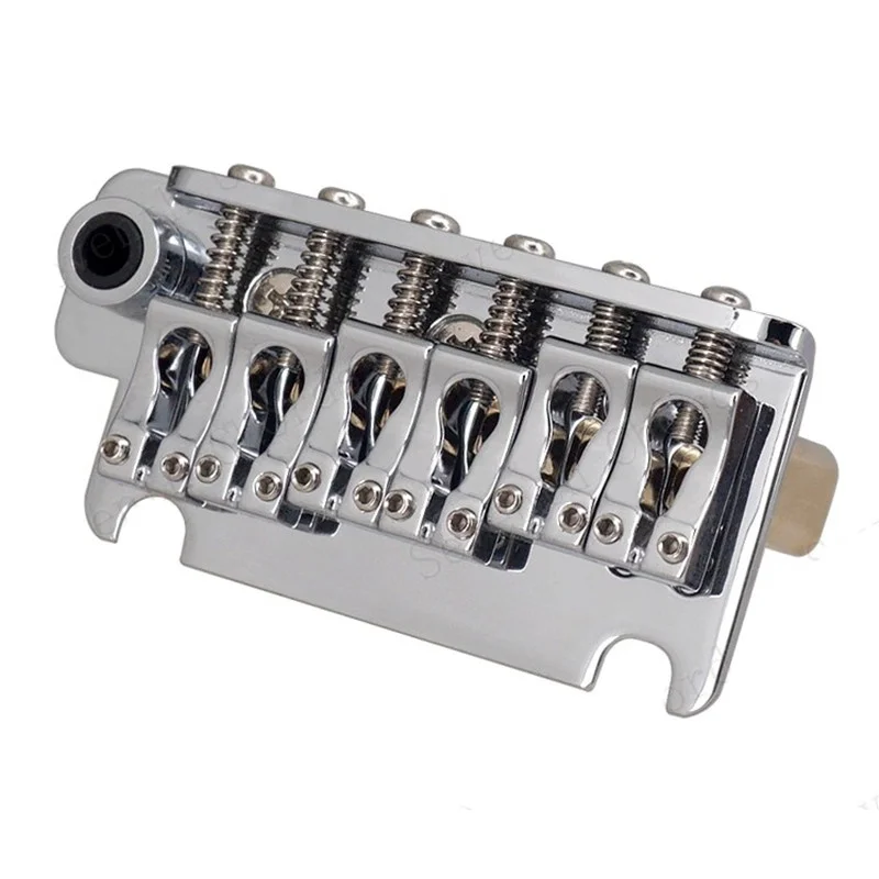 Ein Satz E-Gitarren-Doppel-Rockerbrücken-Vibrato-System mit Zugbandplatte und geradem Einsteckgriff – Musikinstrumententeil – Detail 2