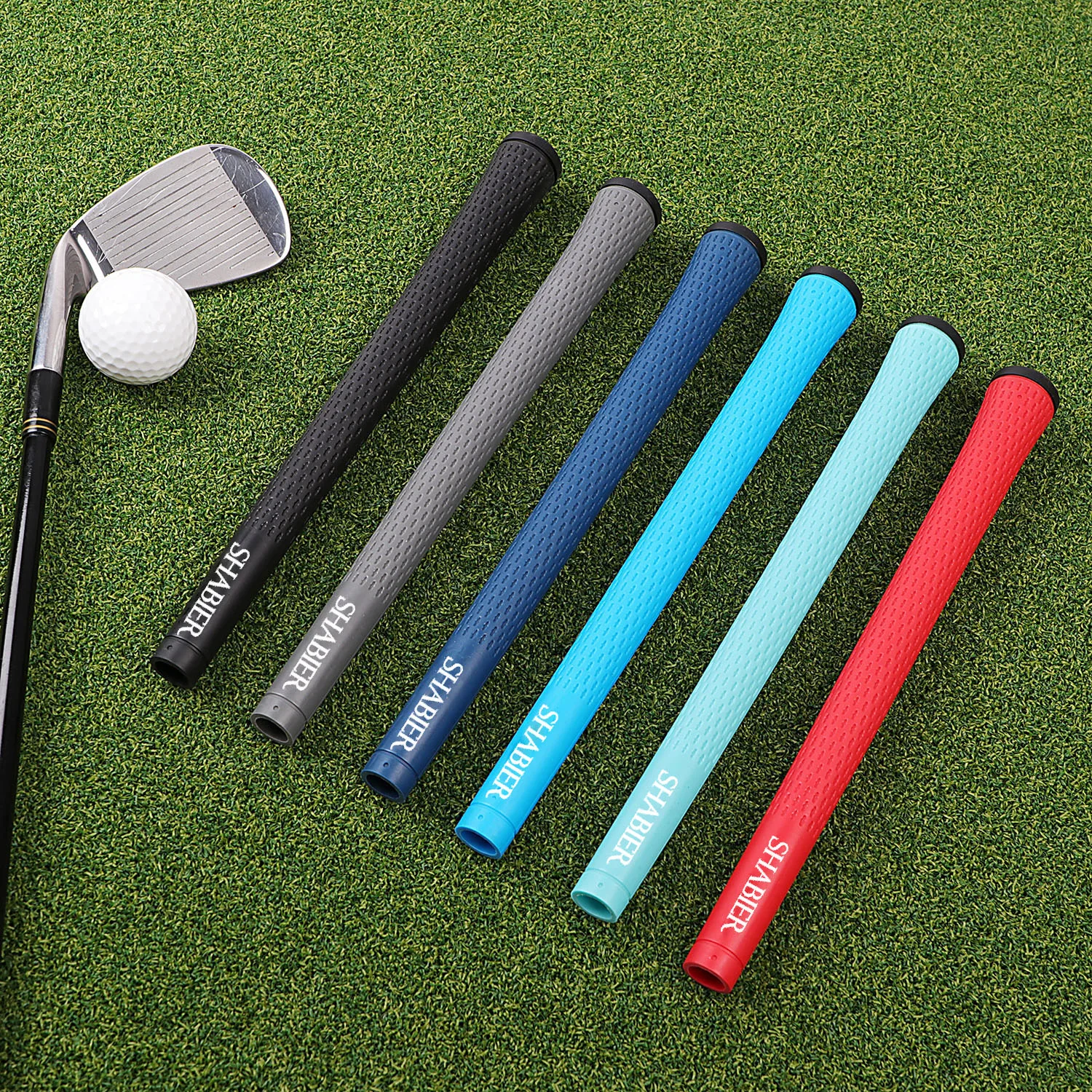 SHABIER STICKY 2.3 Golf Grips Universal Rubber Golf Grips 5 Colors Choice 10pcs