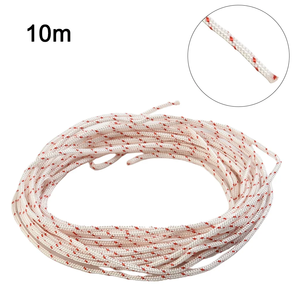 Corda de puxar para motor de arranque, 10 m, para peças de corda de motosserra stihl, ms180, ms179, ms210, ms230, ms250, ms260, ms290, ms390, 00001958200