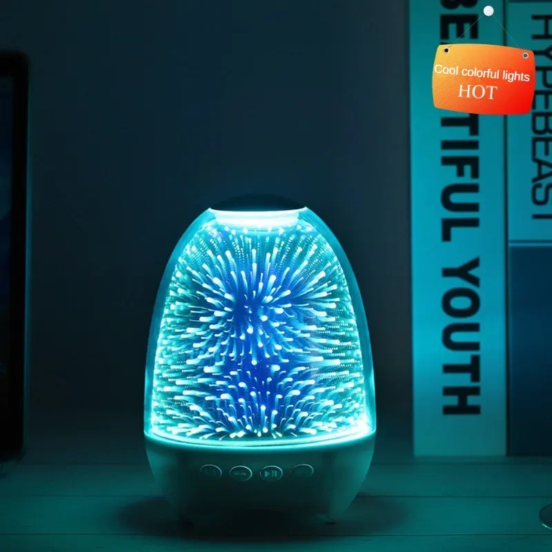 Kolorowe oświetlenie nocne 2 w 1 5D i głośnik Hifi Bluetooth Bezprzewodowe połączenie TWS Funkcja dwuwierska Oświetlenie Lampka nocna