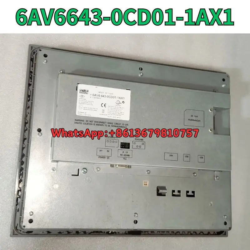 Gebrauchter Touchscreen 6AV6643-0CD01-1AX1 Test OK Schneller Versand