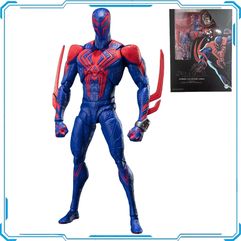 W magazynie oryginalny SHF Spider-Man 2099 po wszechświatch figurki animacja zabawki prezenty Model kolekcjonerski Anime Hobby