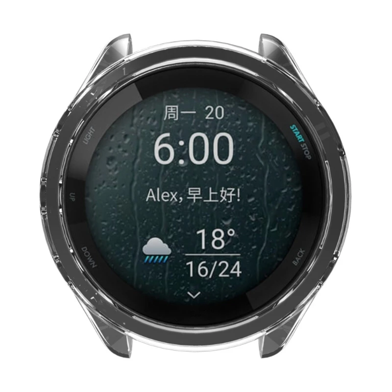 Защитная крышка экрана для смарт-часов Garmin Forerunner 265 265S, защитный чехол, Противоударная рамка, полноразмерный чехол-бампер