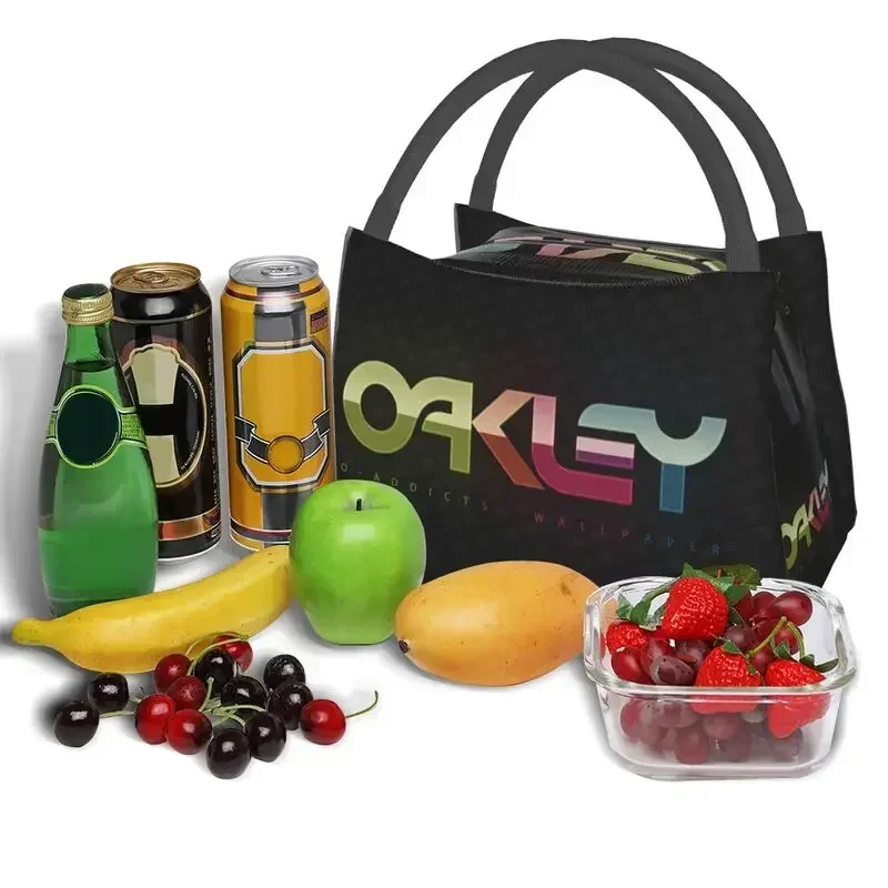 Oakleys Glasses Insulated Lunch Bag for Women Resuable Cooler Thermal Lunch Tote Work Picnic