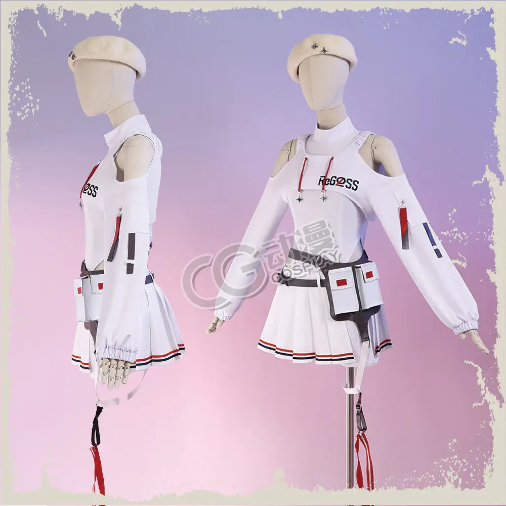 

EN ReGLOSS Hiroi Kōichi Cosplay Cute Dress Women Outfit Anime Character Halloween Carnival Party Prop HCos