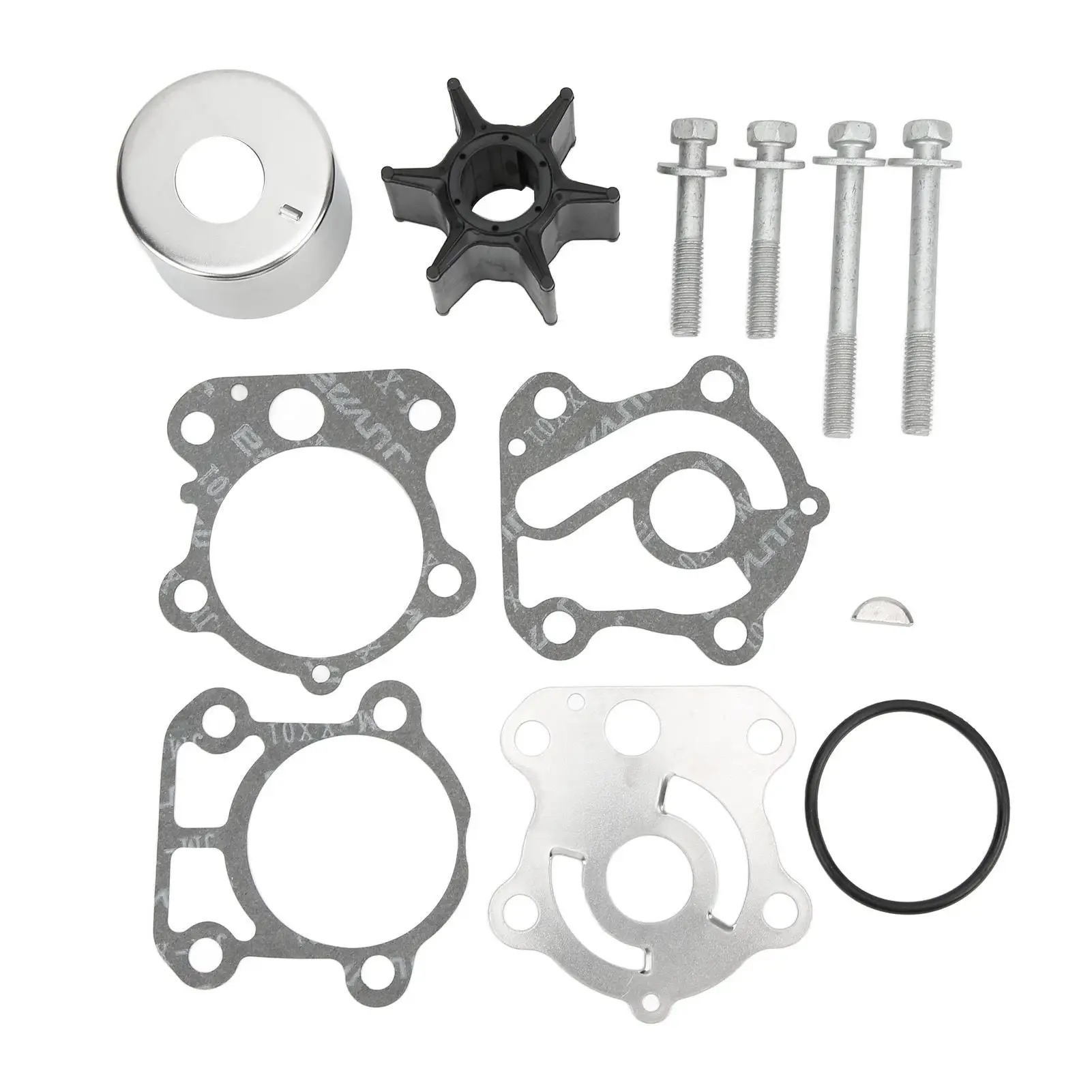 Corrosion-Resistant Water Pump Rebuild Kit - Impeller Repair Kit for boat Engine - 67F-W0078-00-00