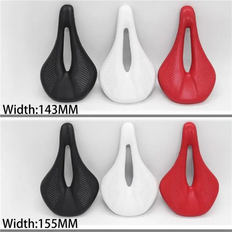 

F68F Bike Saddle Leather Carbon Fiber Bike Shock Absorbing Bike Saddle