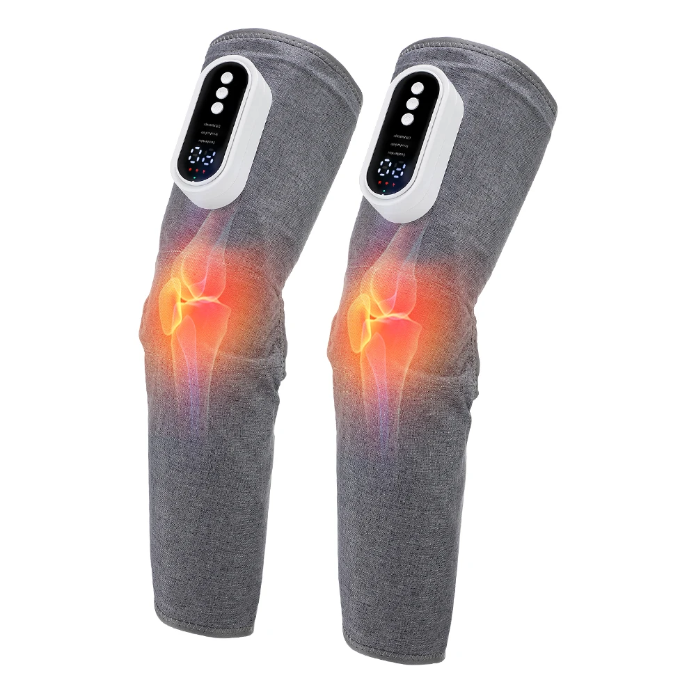 Electric Smart Leg Massager 360° Air Pressure Vibration Relax Calf Muscle Massager Hot Compress Promotes Blood Circulation