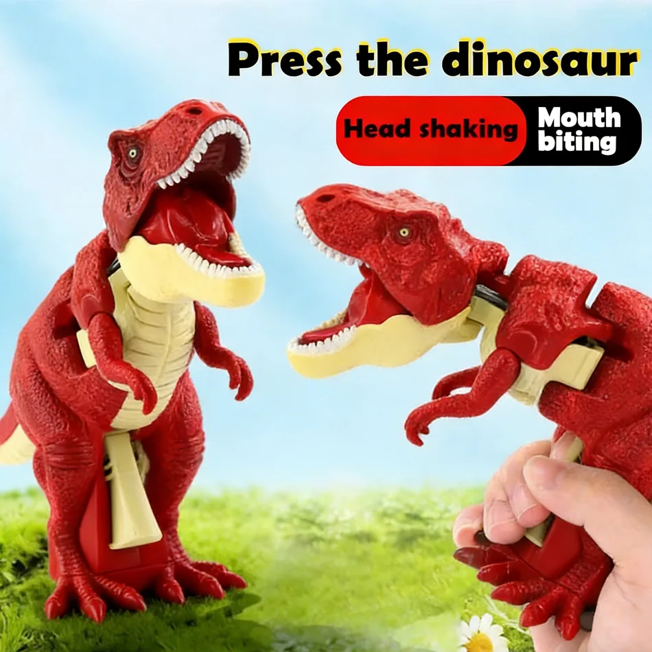 Dinosaurier SaSaSa Spielzeug für Kinder Kreative Batteriefreie Teleskop-Feder-Schaukel Dinosaurier Fidget-Spielzeuge Weihnachtsgeschenke für Kinder