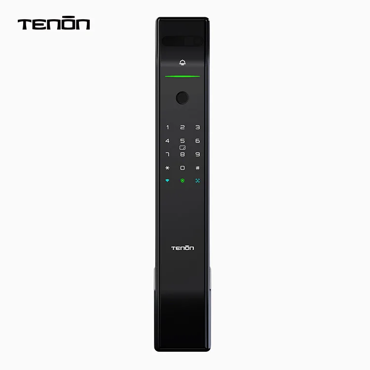 A7X Smart Home System Automatic Fingerprint Password Electronic Locks With Pin Tuya Wifi Face Recognition Push Pull Door Lock