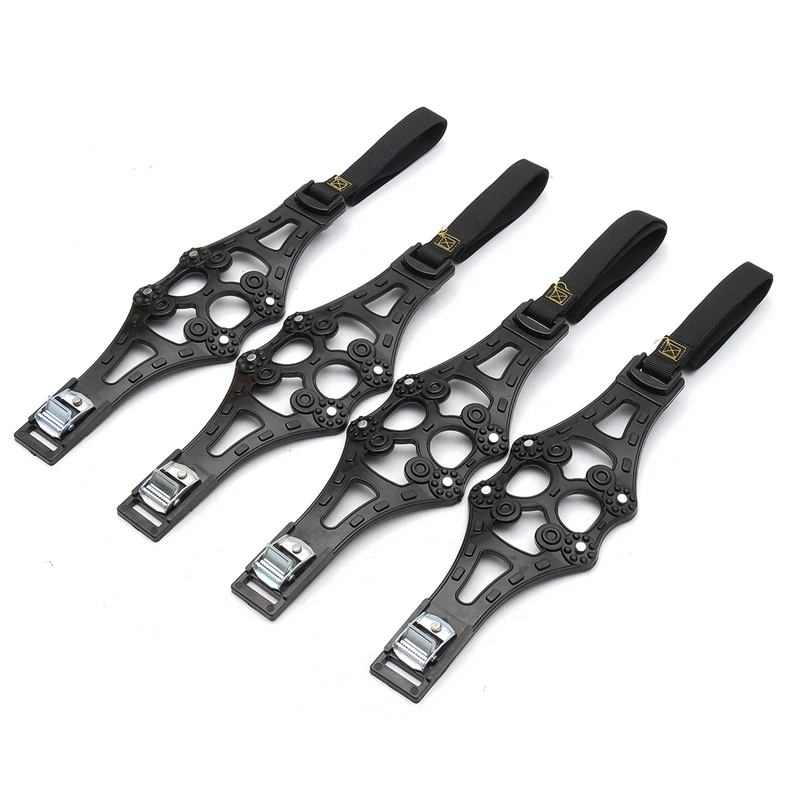 4pcs Car Anti-skid Chain SUV General Purpose Snow Mud Tires Universal Non-slip Thickened Widened Wheel Snow Chain Winter Truck