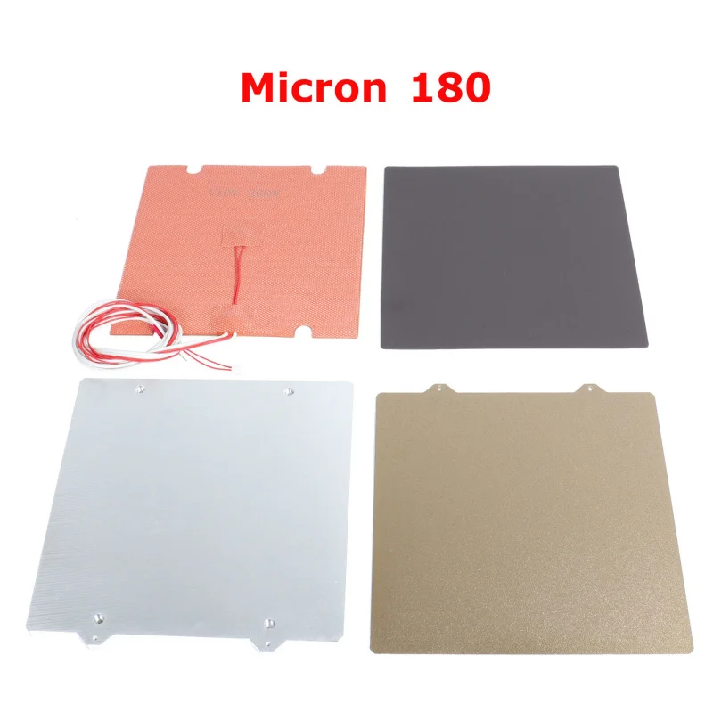 

Voron Micron 180 aluminum alloy plate spring steel PEI magnetic sheet high-temperature resistant silicone rubber heating bed