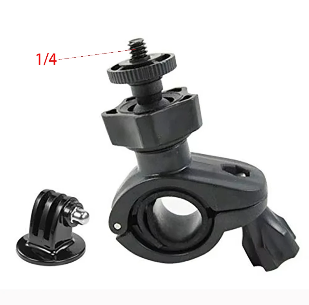 Bike Bracket,Bicycle Mount Holder for Taotronics AYL SoundPeats iClever iHome SV, 1/4 thread Gopro adapter for Gopro