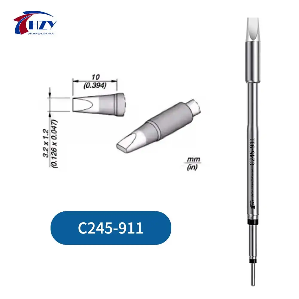 HZY C245 Serie Lötspitzen I/IS/K/SK/939/945/966 Universeller T245-Griff für T245-Lötstation Handy-Reparaturwerkzeuge