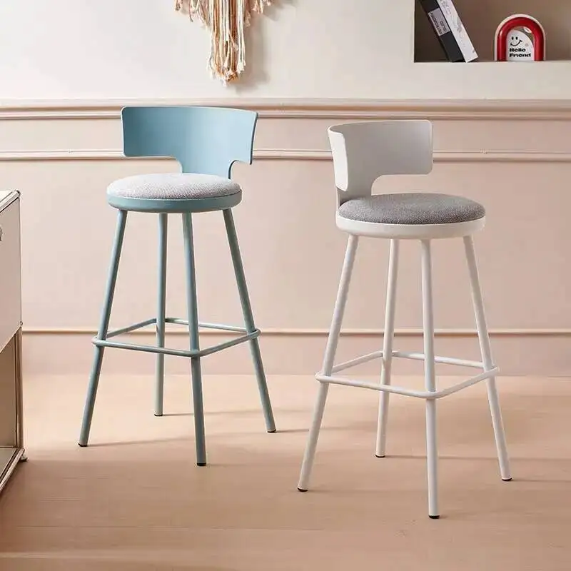 

Современный барный стул для взрослых, скандинавские простые персонализированные вечерние роскошные высокие стулья для отдыха на открытом воздухе, украшения интерьера Sillas De Bar