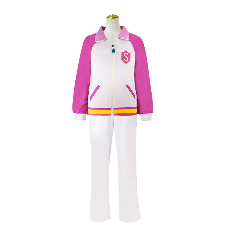 Aikatsu STARS Nijino Yume Nanakura Koharu Sakuraba Rola Cosplay Costume First Quarter Woman Campus Sportswear Suit