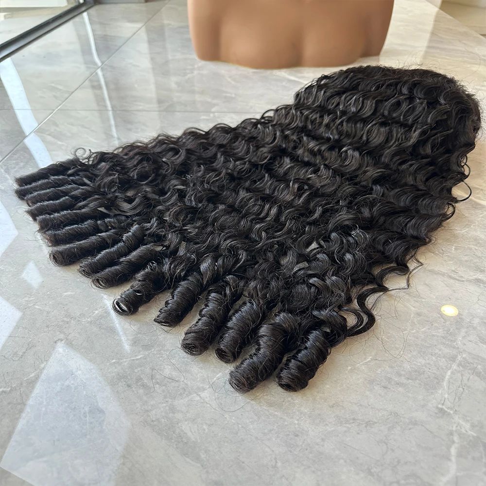 

Парик из необработанных бирманских вьющихся волос, полный 13x4, кружевной фронтальный парик, вьетнамский, плотность 250, спиральный бирманский вьющийся парик спереди