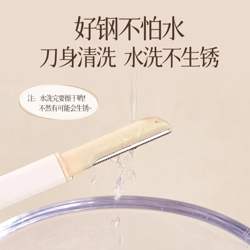 Tondeuse à sourcils à Double tête, rasoir à lame pour le visage, Portable, épilation des sourcils, sécurité, coupe des sourcils, outils de maquillage