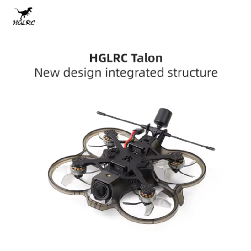 

Hglrc talon 2 inch cinewhoop analog/o3 hd fpv drone ghost 15a aio zeus 800mw/o3 air unit ghost 1303.5 5500kv