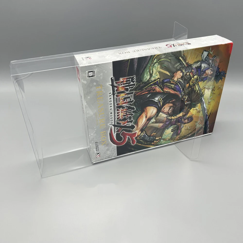 Clear Transparent PET plastic Display cover For PS4 SWITCH NS SAMURAI WARRIORS 5 limited game card colorful storage box