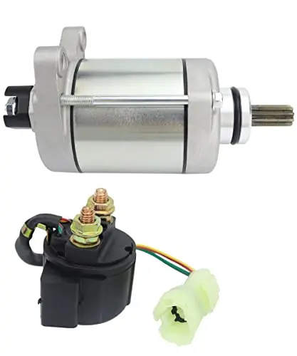 

Starter Motor & amp; Relay Replacement For Honda Recon 250 FourTrax TRX250TE ES TRX250TM 31200-HM8-B61 19642 410-54133 SMU0478