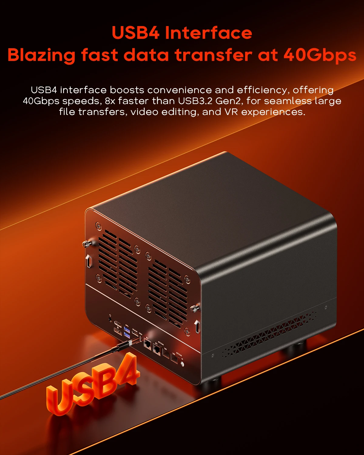 AOOSTAR WTR MAX Mini PC Intel i5-1235U Barebone NAS Server 11-Drive Bays 6 SATA+5 M.2 Dual 2.5G+10G SFP+ OCuLink eGPU Dock USB4 DDR5 Mini Computer