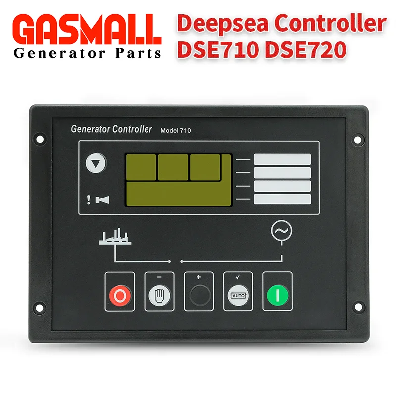 

DSE710 DSE720 Generator Controller Self-starting Control Module Diesel Generator Parts LCD Display Genset Monitors Baochai