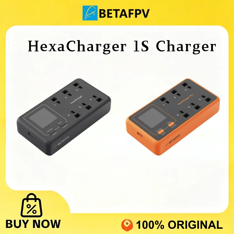 BETAFPV 6 Port 1S Battery Charger V2 1A Discharger Function for FPV Tiny Whoop Drone RC LiPo Battery Charging Board