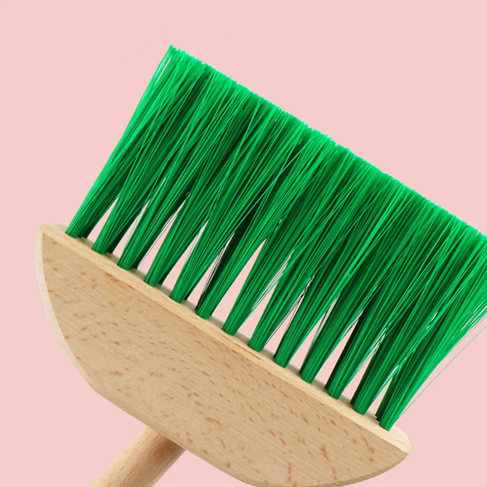 A63T-6 Pcs Children Pretend Play Wooden Broom Mop Cleaning Tool  Brain-Training  For Kids Educational Learning