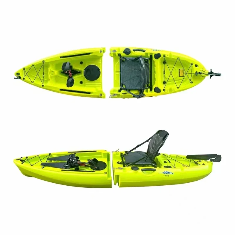 2023 New Design Sit On Top Foldable Modular 10 Feet Lightweight One Person Kayak Perfect For Fishing