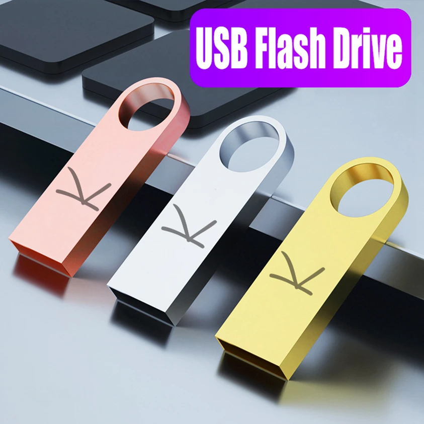 

lucky letter K metal memoria usb flash drive 32GB pendrive 64GB 128GB waterproof pen drive 16GB 8GB flash usb 2.0 cle usb