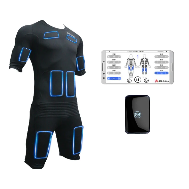 Traje de entrenamiento de fitness EMS, productos para perder peso, electrodo, forma inalámbrica profesional, listo para enviar