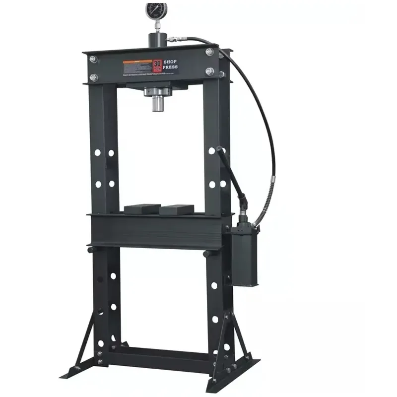 30-Ton air/electro-hydraulic workshop press for vehicle repair workshop