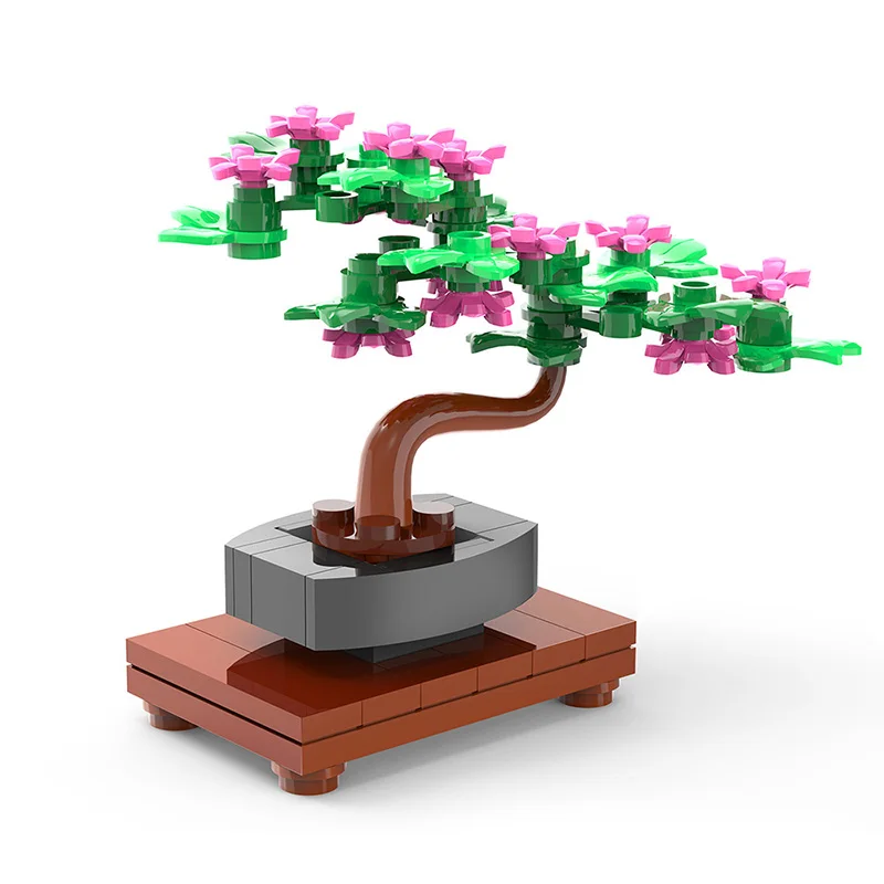 

Mini Bonsai Tree Flower Building Block Set Plant Grass Bricks Model Ornament Assembly Educational Toy Kids Girls Birthdyas Gift