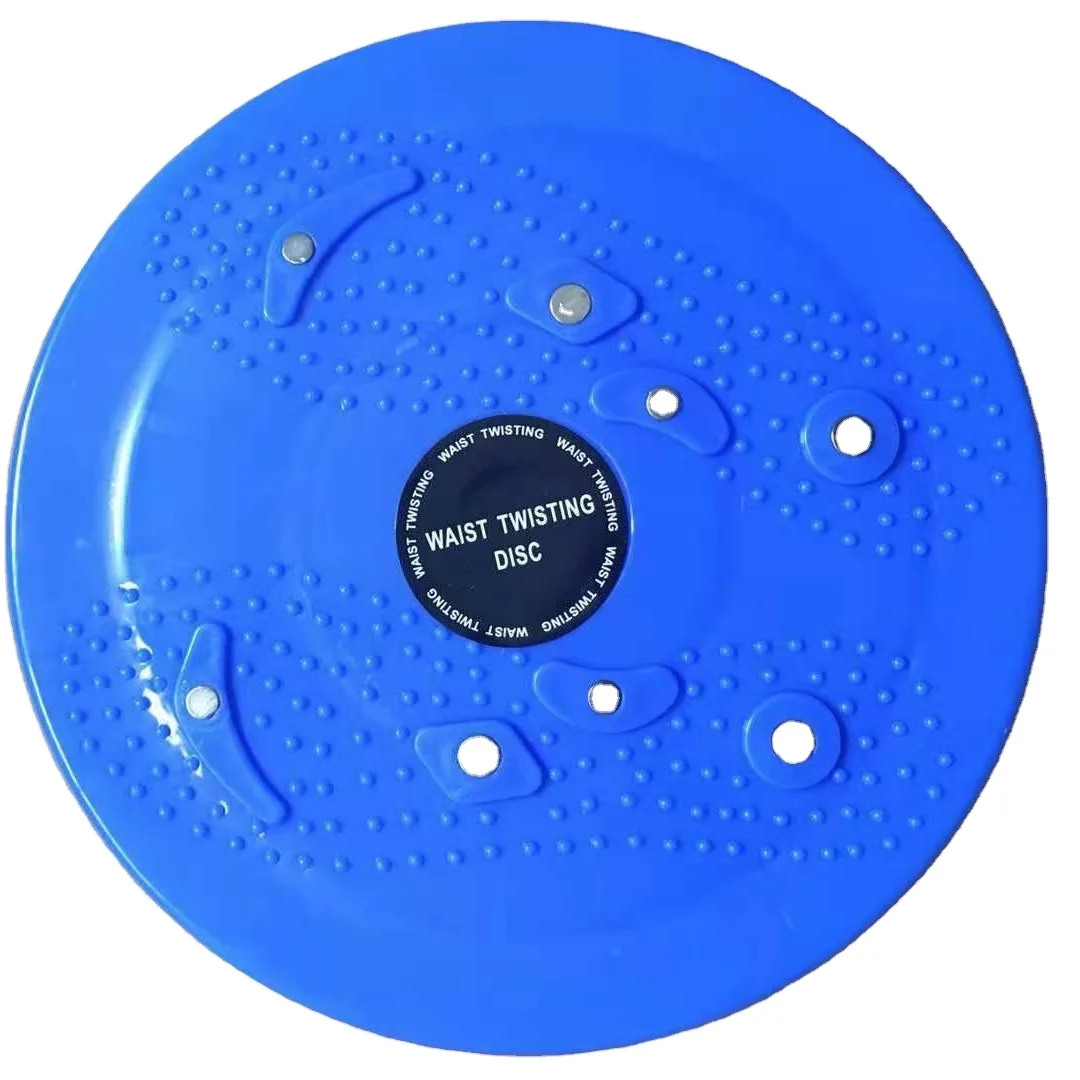 Hot Sale Waist Twisting Disc Blue and Yellow pp Waist Twist Foot Disc Home Training 360 Rotation Twisting Disc for Women Men
