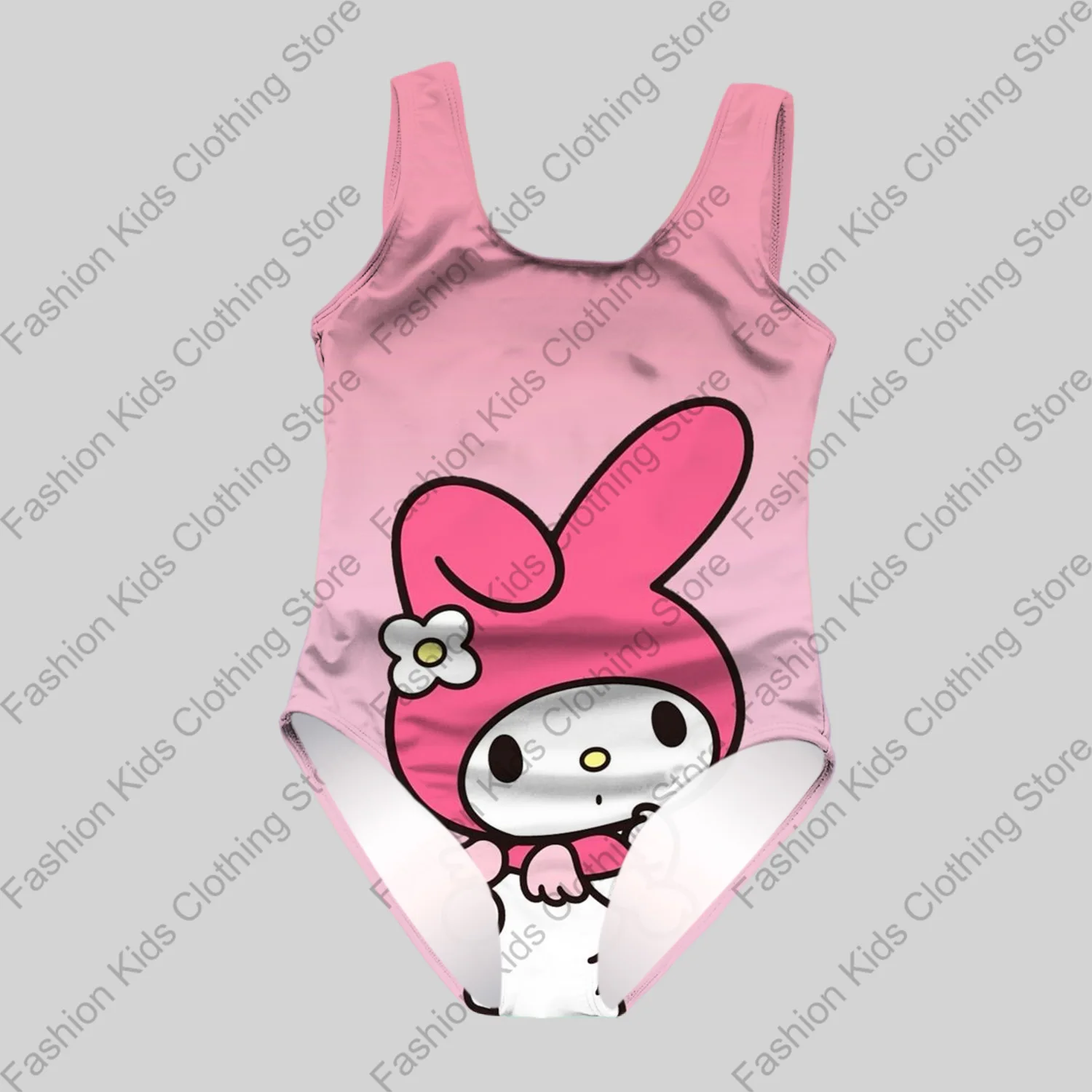 

2025/26 Children's Summer One-piece Swimsuit Fashion Cartoon Cute Printed Women's Swimsuit Suspender Sleeveless Swimsuit