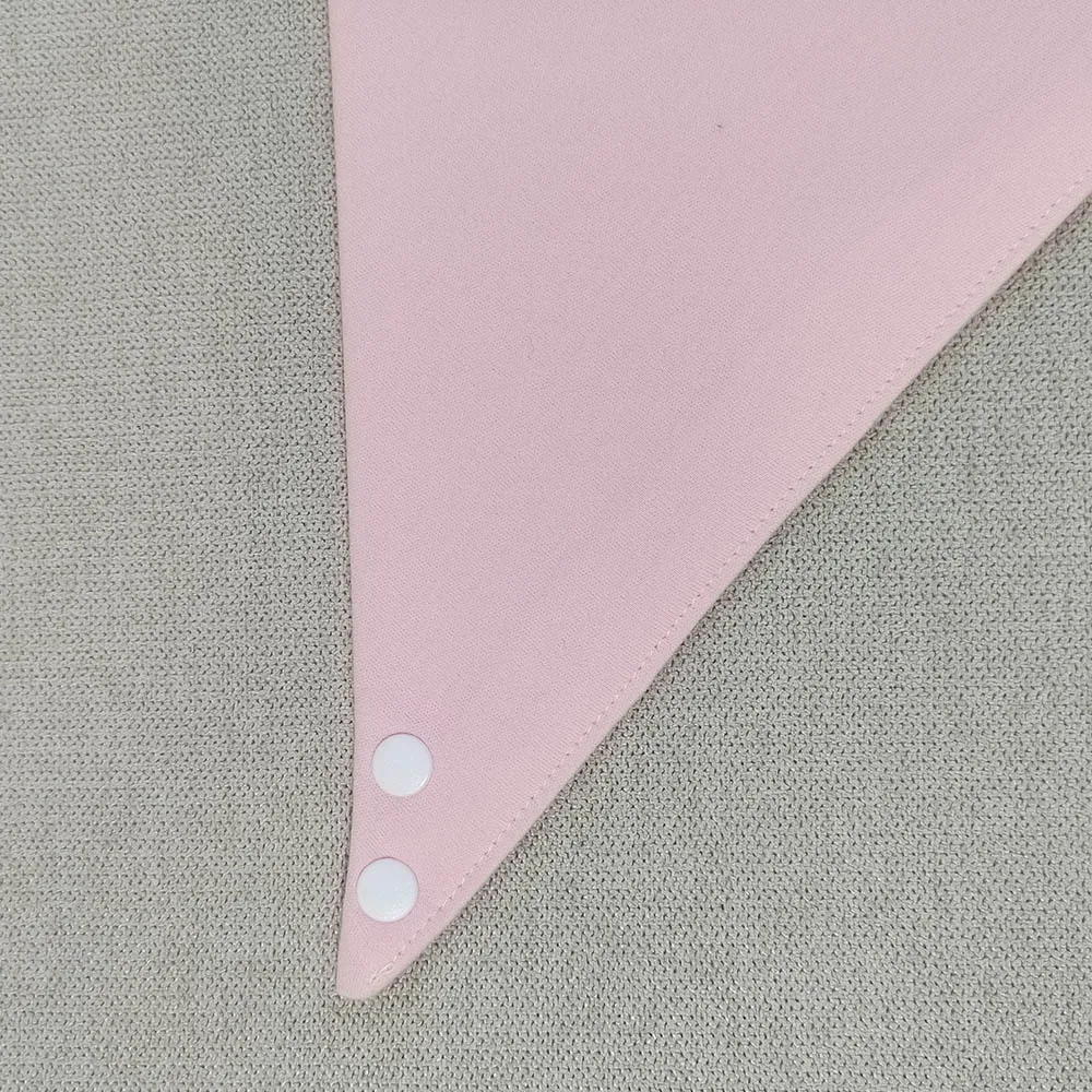 Baby Bandana Drool Bibs Cotton Triangle Solid Pure Color Adjustable Baby Boy Girl Bib Infant Eating Apron Newborn Accessories