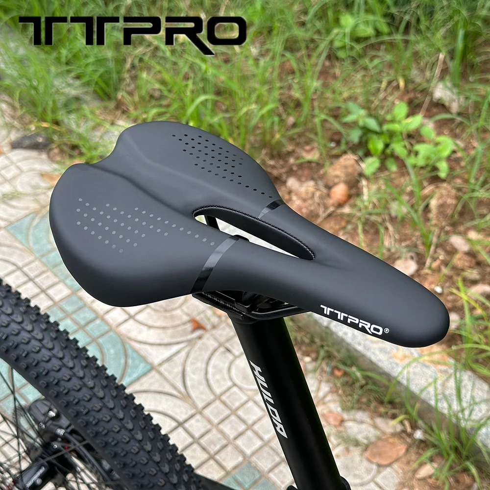 AliExpress TTPRO Soft PU Leather Bike Saddle Cushion Shockproof Waterproof Ventilated Non-Slip Cover for Road & Mountain Bicycles Men Women