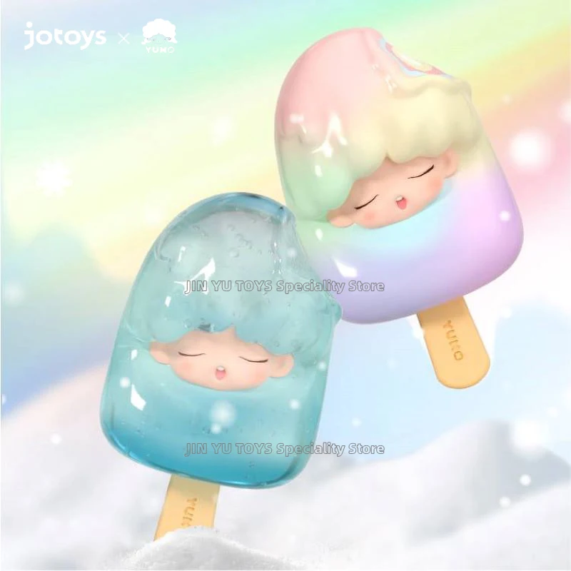 JOTOYS YUMO Mini seri es loli kotak buta mengkonfirmasi gaya Anime lucu figur aksi untuk anak perempuan Caja miberiosa Model hadiah trendi