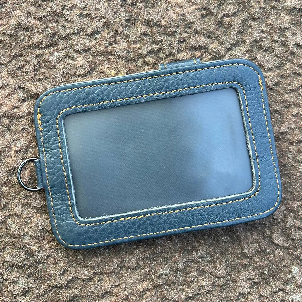 Genuine Leather Card Holder Credit Card Wallet Mini Slim Card Wallet & Id Holders Man Vintage Cardholder Customized Logo
