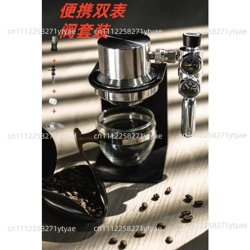 Coffee Machine Pneumatic Coffee Machine Italian Concentrator 9bar Extraction Portable Coffee Machine Household Stainless Steel