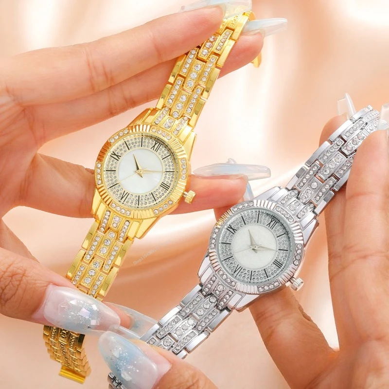 

Розовое золото, женские кварцевые модные наручные часы, часы из сплава с ремешком, элемент капель воды, ювелирное изделие, подарок для девочек, Relojes Para Damas