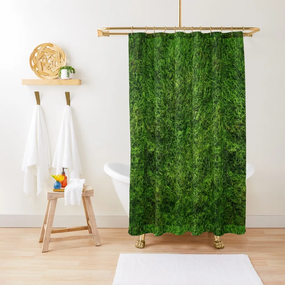 

green grass pattern Shower Curtain Waterproof Fabric Shower Bathroom Accessory Bathtub Bathroom Box Curtain