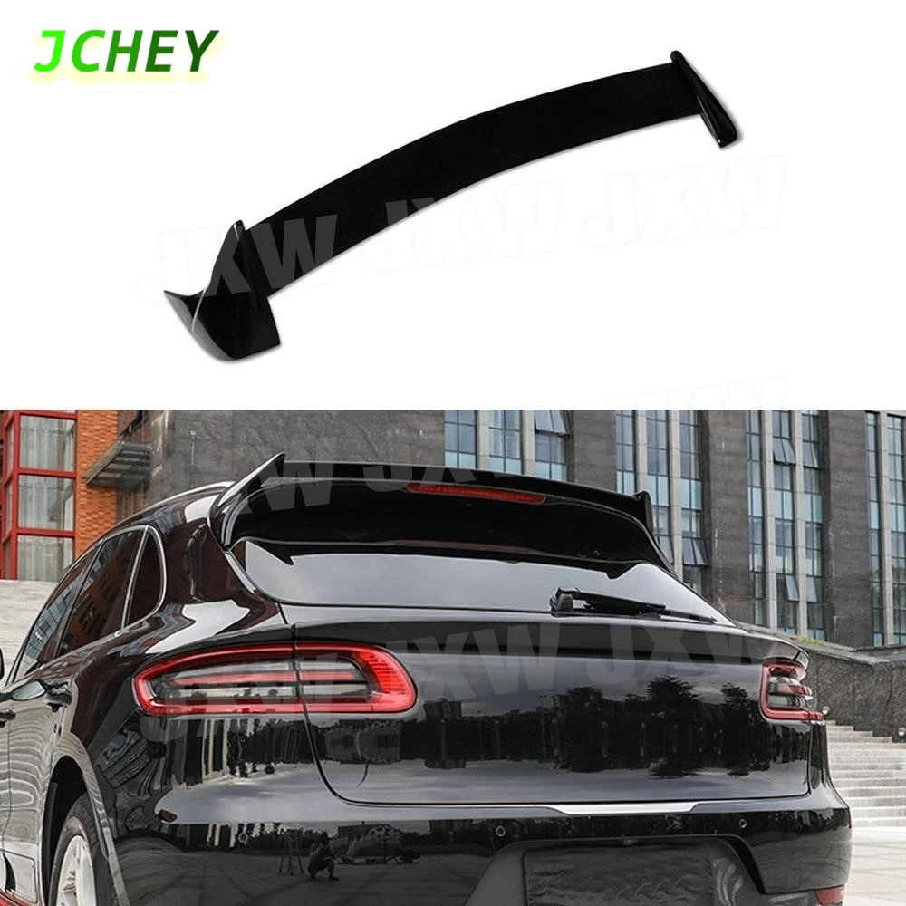 

JCHEY Carbon Fiber Rear Roof Spoiler Gloss Black Wing for Porsche Macan Spoiler 2014 - 2018 Car FRP Body Kits