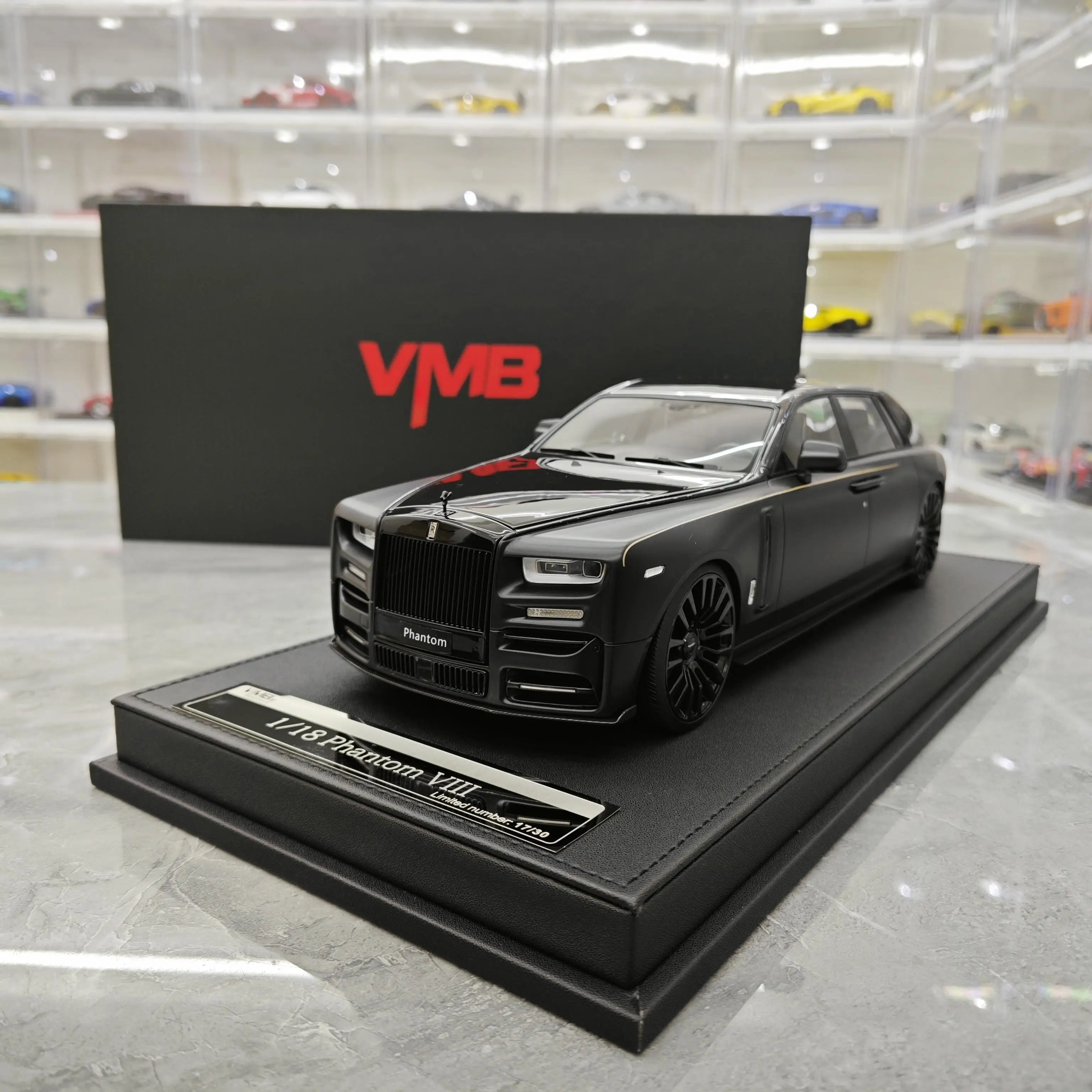 VMB 1:18 Phantom VIII hadiah mainan mobil statis logam Resin edisi terbatas versi modifikasi